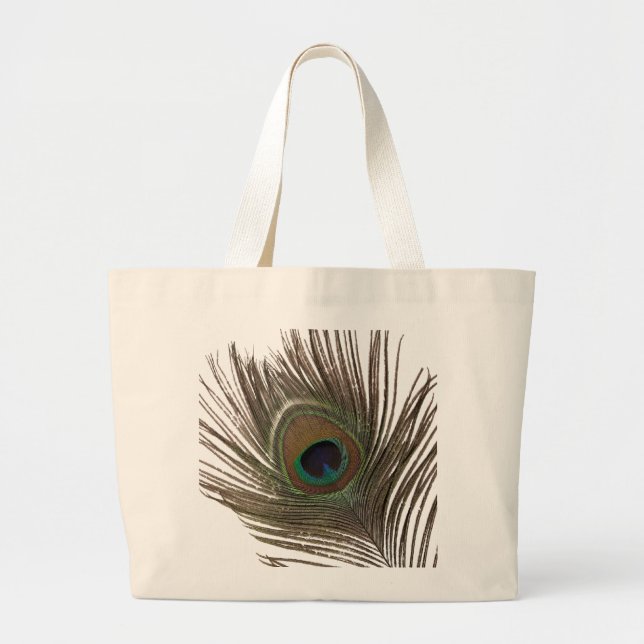 Bolsa Tote Grande Pena de Peacock (Frente)
