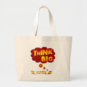 Bolsa Tote Grande Pense grande