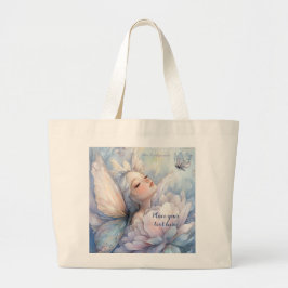 Bolsa Tote Grande Peônia Do Amanhecer