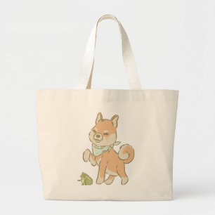 Bolsa Tote Grande Pequeno sapo guardião