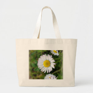 Bolsa Tote Grande Pequenos margaridas
