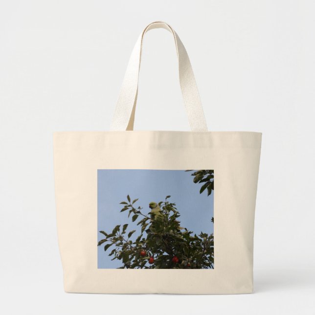 Bolsa Tote Grande Periquito-verde (Frente)