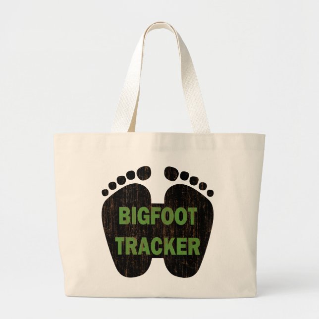 Bolsa Tote Grande Perseguidor de Bigfoot (Frente)