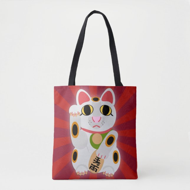 Bolsa Tote Grande Personagem de desenho animado de Diversão d (Frente)
