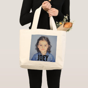 Bolsa Tote Grande Personalizado de fotografia