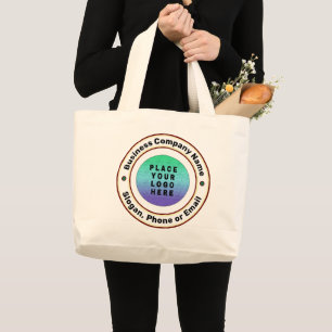 Bolsa Tote Grande Personalizar marca da empresa de logotipo   
