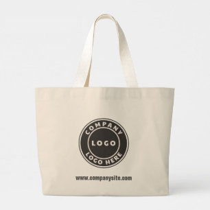 Bolsa Tote Grande Personalizar o site da empresa e o logotipo da emp