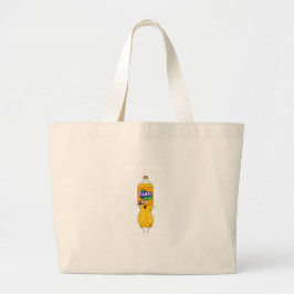 Bolsa Tote Grande Personalize fantástico, refrigerante laranja