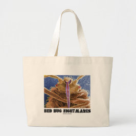 Bolsa Tote Grande Pesadelo do inseto de cama (lectularius do Cimex)
