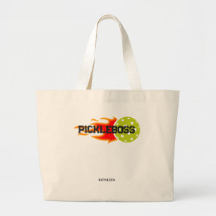 Bolsa Tote Grande Pessoal do Gráfico de Chefe de Seletor Vivid