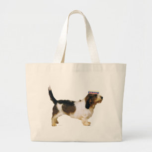Bolsa Tote Grande Petit Basset Griffon Vendeen Dapper