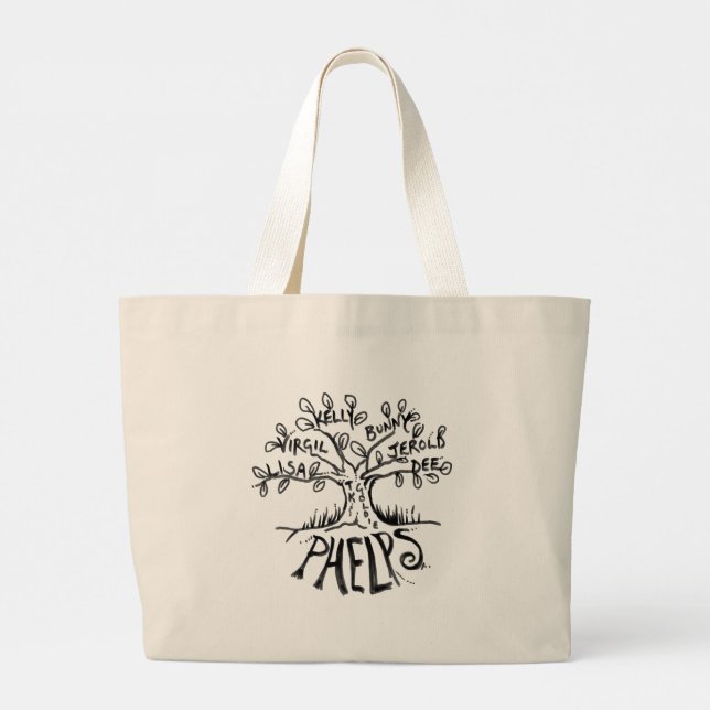 Bolsa Tote Grande Phelps Family Reunion 2025 T-Shirt (Verso)