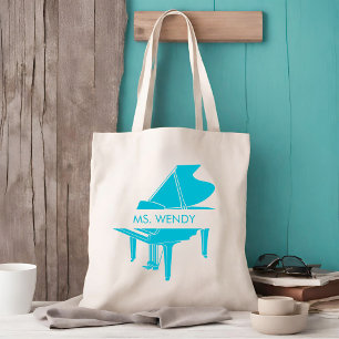 Bolsa Tote Grande Piano Personalizado