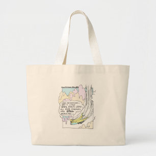 Bolsa Tote Grande Piloto abril Fools Cartoon Gifts & Camisetas engra