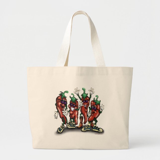Bolsa Tote Grande Pimentos (Frente)