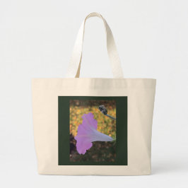 Bolsa Tote Grande Pink and Gold Sparkle Morning Glory