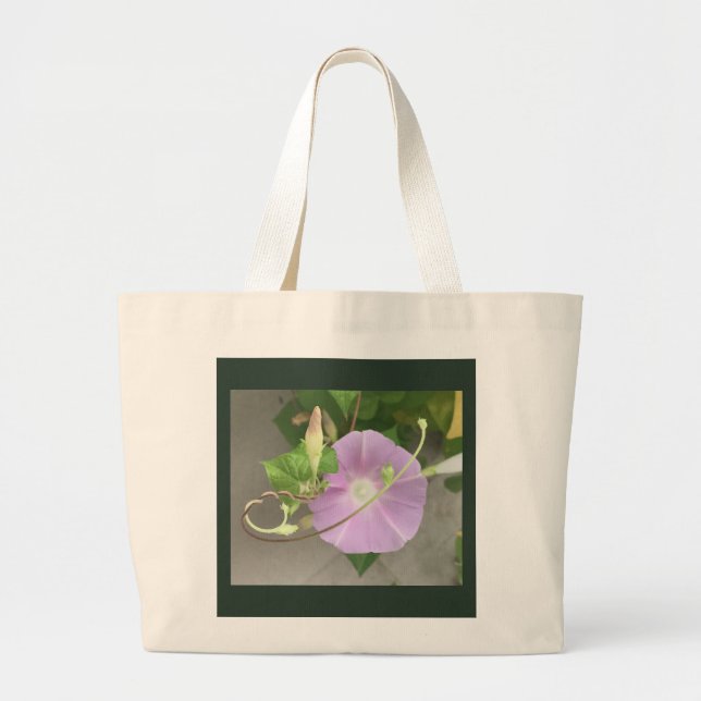 Bolsa Tote Grande Pink Symphony Morning Glory (Frente)
