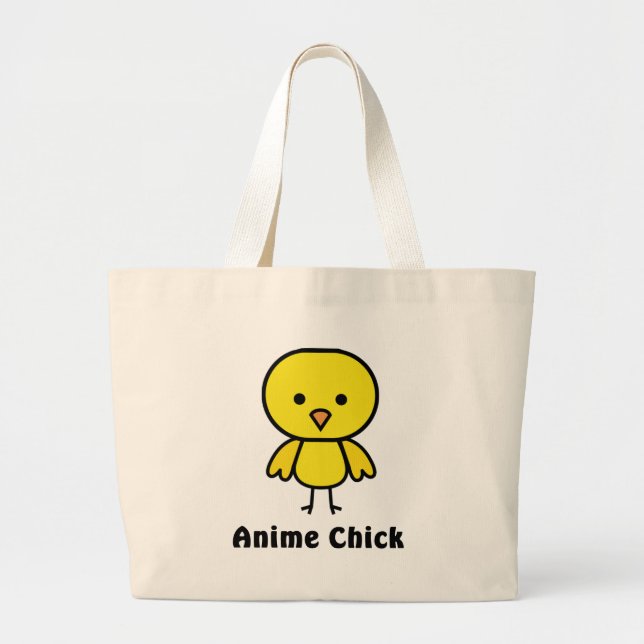 Bolsa Tote Grande Pintinho do Anime (Frente)