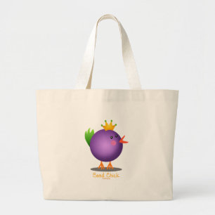 Bolsa Tote Grande Pintinho do grânulo do carnaval (roxo)
