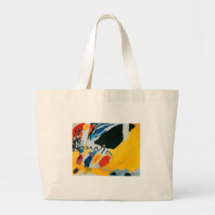Bolsa Tote Grande Pintura de Abstrato do concerto de Impressão de Ka