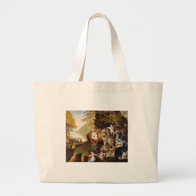 Bolsa Tote Grande Pintura de animais no Reino Unido (Frente)