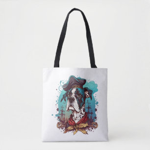 Bolsa Tote Grande Pirata de Cachorro Danado