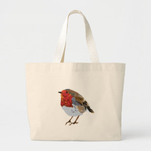 Bolsa Tote Grande Pisco de peito vermelho vermelho Funky