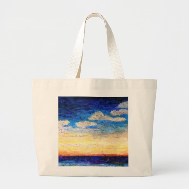 Bolsa Tote Grande Piso no saco crepuscular (Frente)