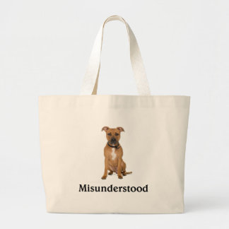 Bolsa Tote Grande Pitbull - entendido mal