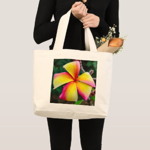 Bolsa Tote Grande Plumeria rubra