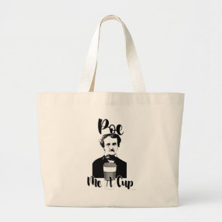 Bolsa Tote Grande Poe-Me Uma Arte Clássica Engraçada De Futebol