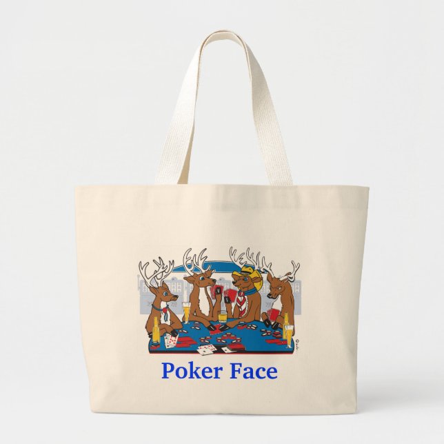 Bolsa Tote Grande Poker Face Veer (Frente)