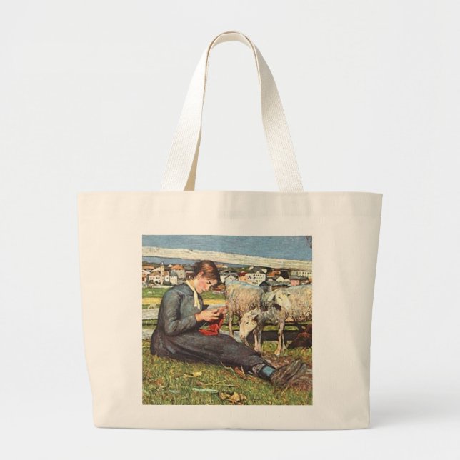 Bolsa Tote Grande Policial Impressionista (Frente)