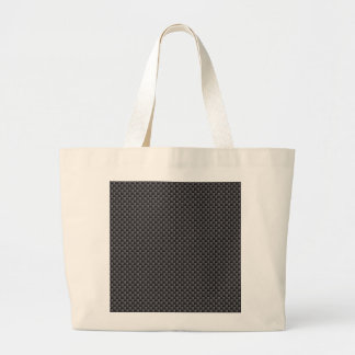 Bolsa Tote Grande Polímero preto e cinzento da fibra do carbono