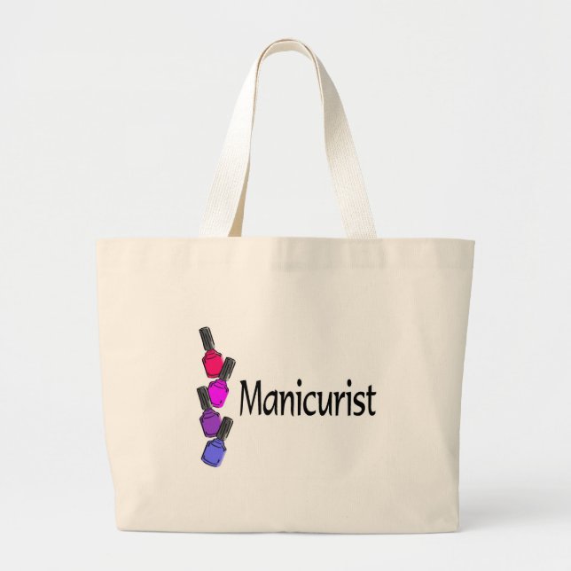 Bolsa Tote Grande Polonês do manicuro (Frente)