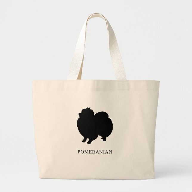 Bolsa Tote Grande Pomeranian (Frente)