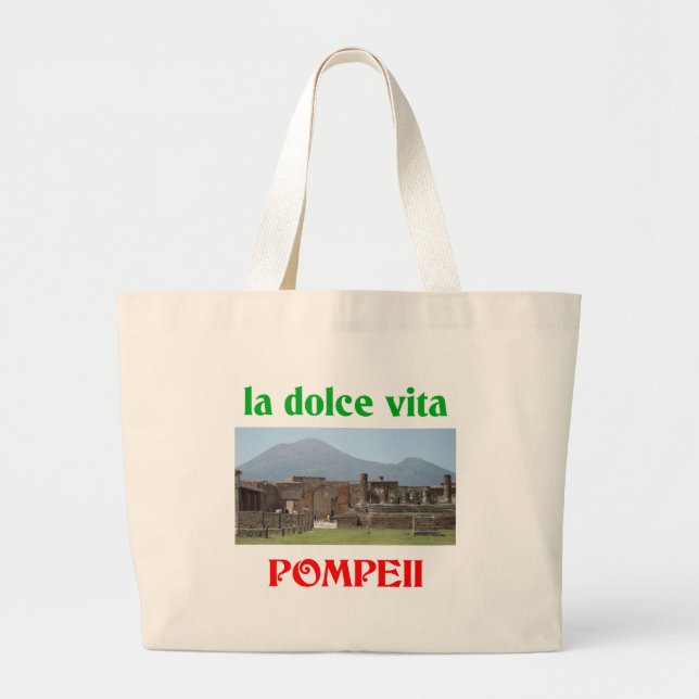 Bolsa Tote Grande Pompeii Italia (Frente)