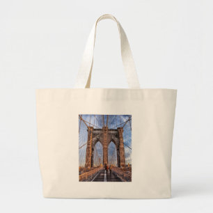 Bolsa Tote Grande Ponte de Brooklyn Nova York EUA