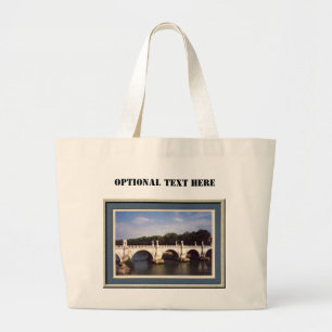Bolsa Tote Grande Ponte Roma Sant'Angelo