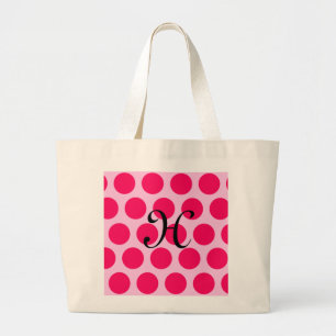 Bolsa Tote Grande Pontos de Pinkalicious