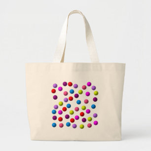 Bolsa Tote Grande Pontos engraçados