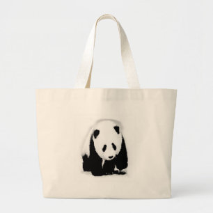 Bolsa Tote Grande Pop Art Baby Panda