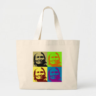 Bolsa Tote Grande Pop Art Freedom Fighter Geronimo