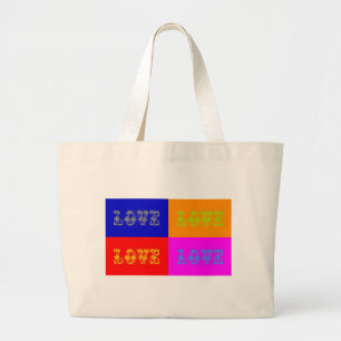Bolsa Tote Grande Pop Art Love