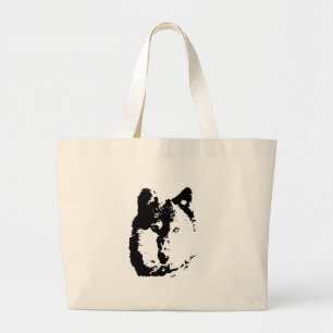 Bolsa Tote Grande Pop Art Wolf