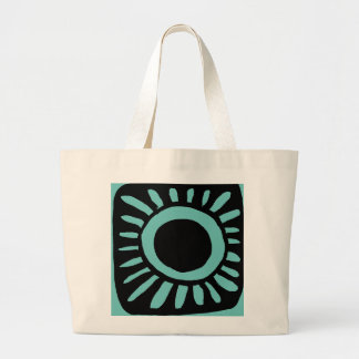 Bolsa Tote Grande Pop design em verde azul