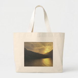 Bolsa Tote Grande Por do sol com verso