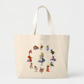 BOLSA TOTE GRANDE POR TODA A ALICE NA MARINHA