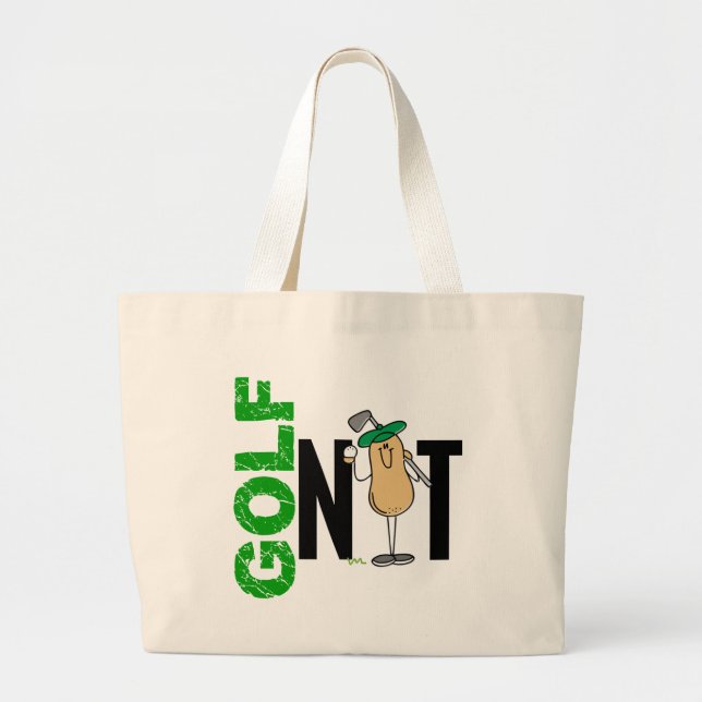 Bolsa Tote Grande Porca 1 do golfe (Frente)