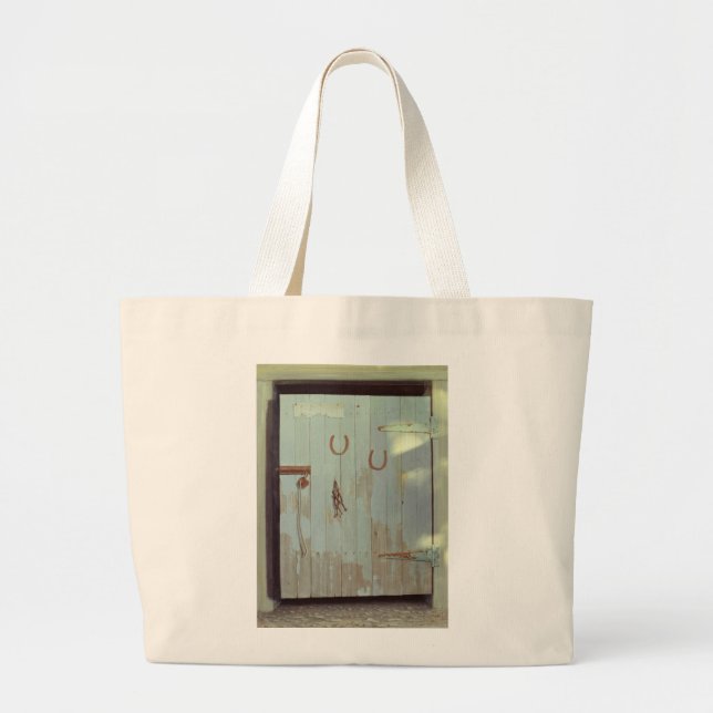 Bolsa Tote Grande Porta estável 1990 (Frente)